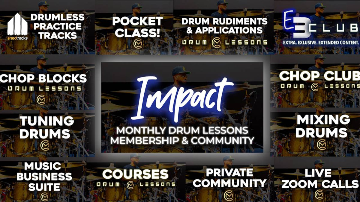 IMPACT Monthly Drum Lessons | Membership & Community